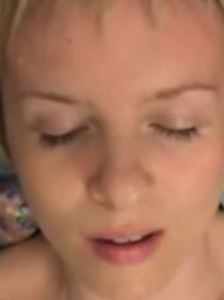 Blonde Girl Masturbating