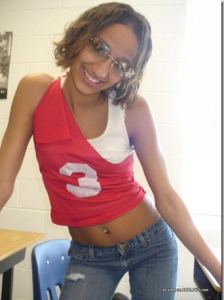 Petite Black College Hottie