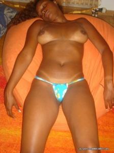 Ebony Sleeping Hottie
