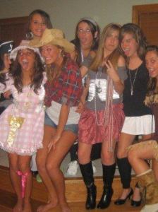Sexy Girls in Haloween Costumes