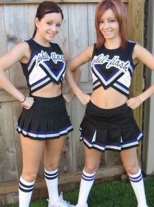Taylor Twins Cheerleaders