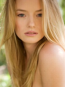 Blonde model Gabi
