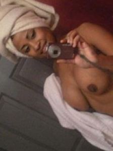Black Babe In the Shower